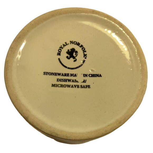 Royal Norfolk Christmas Coffee Cup Mug Joy Cardinal Abstract Design Holly Tree - Picture 6 of 9